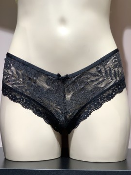 Трусики чики Victoria's Secret Very Sexy Black Lurex Cheeky panty