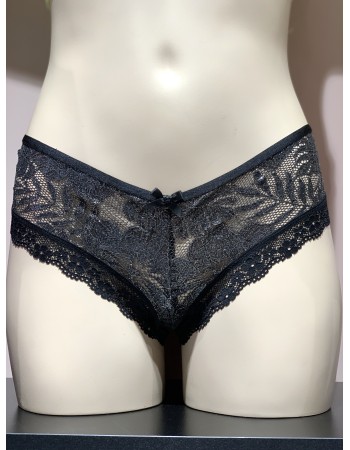 Трусики чики Victoria's Secret Very Sexy Black Lurex Cheeky panty