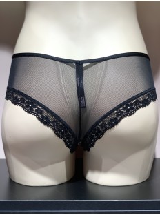 Трусики чики Victoria's Secret Very Sexy Black Lurex Cheeky panty