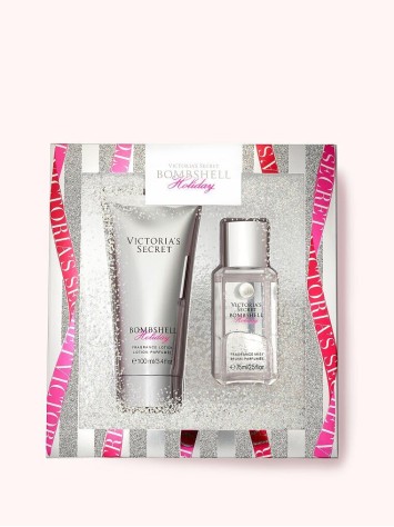 Подарунковий набір Victoria's Secret mini mist &amp; lotion Bombshell Holiday