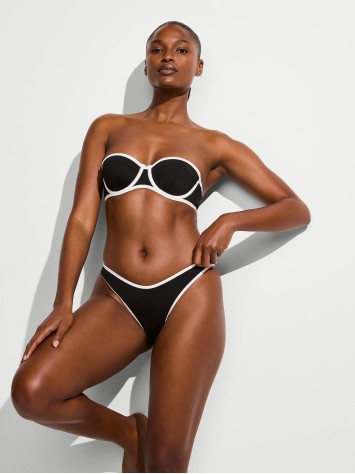 Купальник Essential Uplift Strapless Bandeau Bikini Top Black
