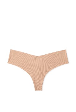 Трусики Victoria's Secret No Show Thong Panty Praline