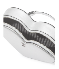 Сумка Heart Crossbody Bag Metallic Silver