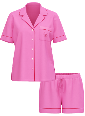 Піжама Modal Soft Short Pajama Set New Peony