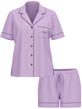 Піжама Modal Soft Short Pajama Set Charmed Violet