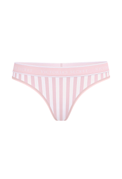 Трусики Logo Cotton Thong Panty Blossom Stripes