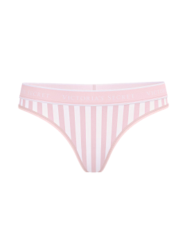 Трусики Logo Cotton Thong Panty Blossom Stripes