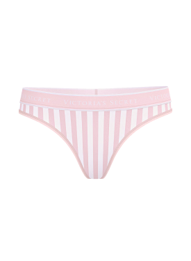 Трусики Logo Cotton Thong Panty Blossom Stripes