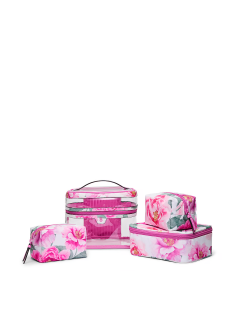 4 в 1 набір косметичок 4-Piece Makeup Bag Bombshell Floral