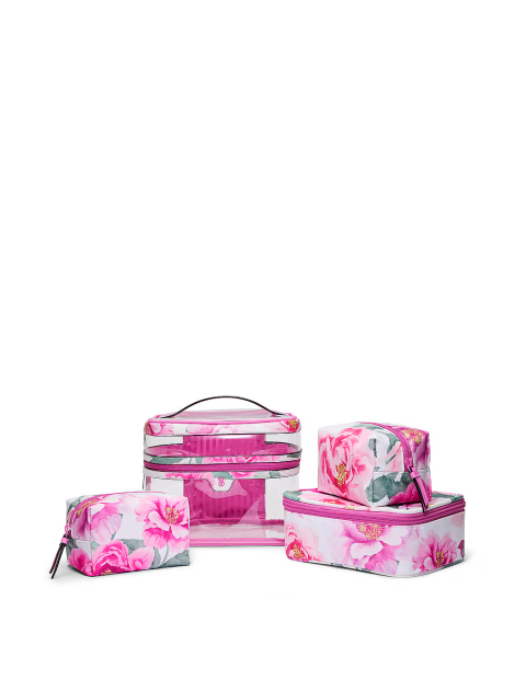 4 в 1 набір косметичок 4-Piece Makeup Bag Bombshell Floral