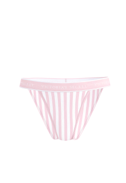 Трусики Logo Cotton Tanga Panty Blossom Stripes
