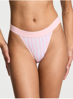 Трусики Logo Cotton Tanga Panty Blossom Stripes