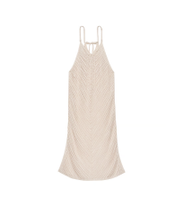Пляжна туніка Beachwear Crochet Cover-Up Dress Natural