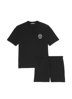 Пижама Cotton Short Pajama Set Black