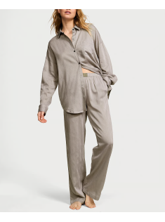Піжама Modal-Cotton Long Pajama Set Turtle Dove Herringbone