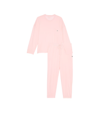 Піжама Cotton Long Pajama Set Angel Pink