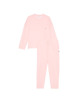 Піжама Cotton Long Pajama Set Angel Pink