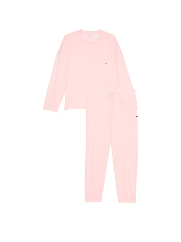 Пижама Cotton Long Pajama Set Angel Pink