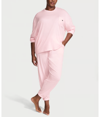 Піжама Cotton Long Pajama Set Angel Pink