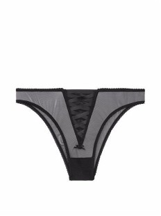 Трусики бразиліани Victoria's Secret Dream Angels Black Thulle Brazilian panty