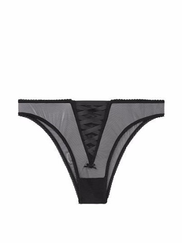 Трусики бразиліани Victoria's Secret Dream Angels Black Thulle Brazilian panty