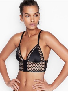 Комплект білизни Victoria's Secret Very Sexy Black Embroidered Bra set