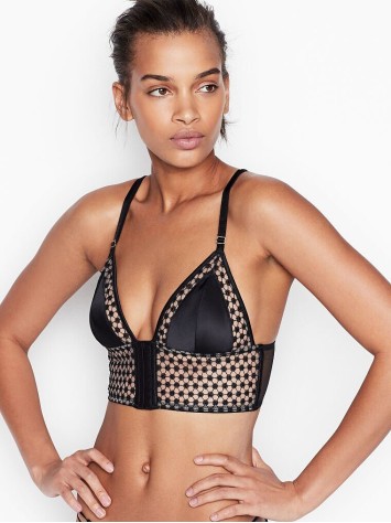Комплект білизни Victoria's Secret Very Sexy Black Embroidered Bra set