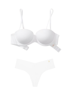Комплект білизни Victoria's Secret PINK PUSH-UP Bra White Set