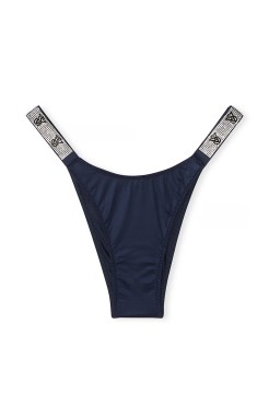 Трусики Shine Strap Brazilian Panty Noir Navy