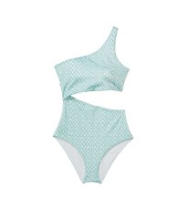 Купальник Victoria's Secret Cutout Swimsuit Green Shell