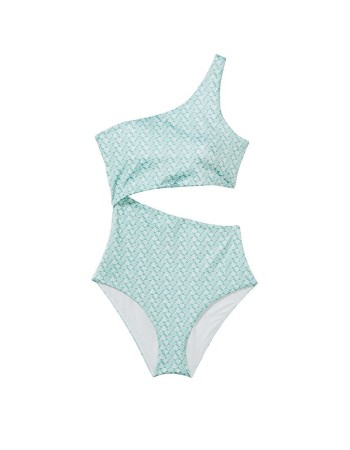 Купальник Victoria's Secret Cutout Swimsuit Green Shell