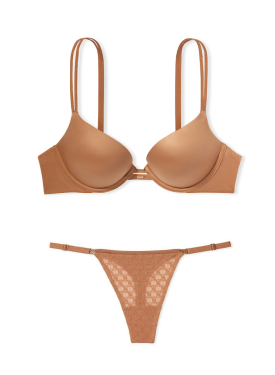 Комплект белья Smooth Push-Up Bra Set Toffee