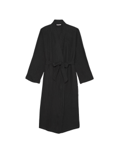 Халат Cotton Gauze Spa Robe Black