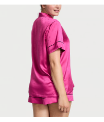 Пижама Satin Short Pajama Set Pink