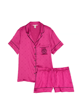 Піжама Satin Short Pajama Set Pink