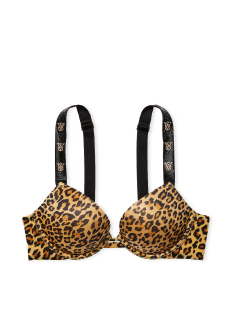 Бюстгальтер Shine Strap Push-Up Bra Leopard