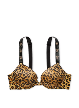 Бюстгальтер Shine Strap Push-Up Bra Leopard