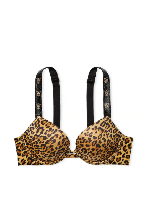 Бюстгальтер Shine Strap Push-Up Bra Leopard