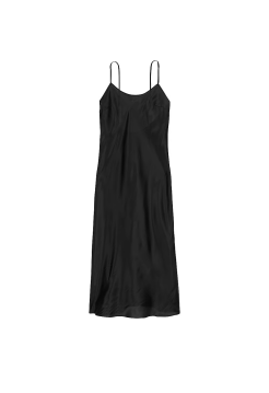 Пеньюар Organza Midi Slip Dress Black