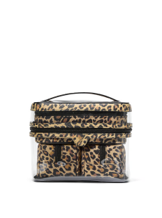 4 в 1 набор косметичек 4-Piece Makeup Bag Leopard