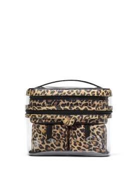 4 в 1 набор косметичек 4-Piece Makeup Bag Leopard