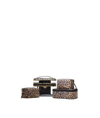 4 в 1 набор косметичек 4-Piece Makeup Bag Leopard