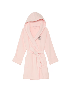 Халат Terry Hooded Short Robe Pink