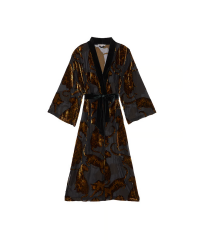 Халат Victoria's Secret Leopard Burnout Long Robe