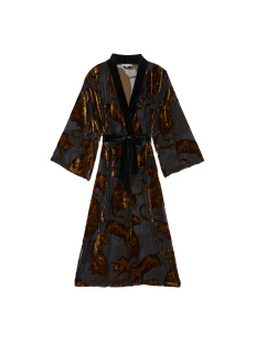 Халат Victoria's Secret Leopard Burnout Long Robe