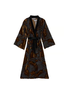 Халат Victoria's Secret Leopard Burnout Long Robe