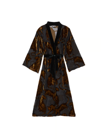 Халат Victoria's Secret Leopard Burnout Long Robe