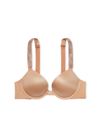 Бюстгальтер Shine Strap Push-Up Bra Praline