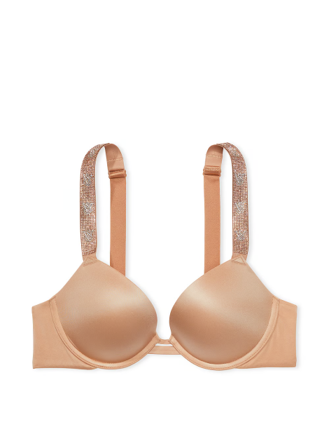 Бюстгальтер Shine Strap Push-Up Bra Praline