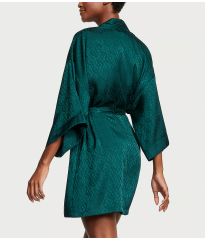 Сатиновий халат The Tour '23 Icon Satin Robe Green